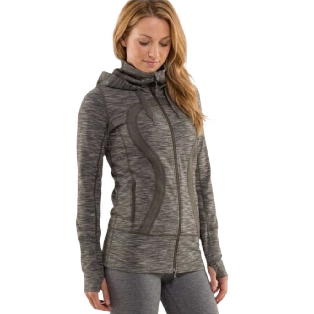 Lululemon Stride Jacket Wren‎ Space Dye Size 8